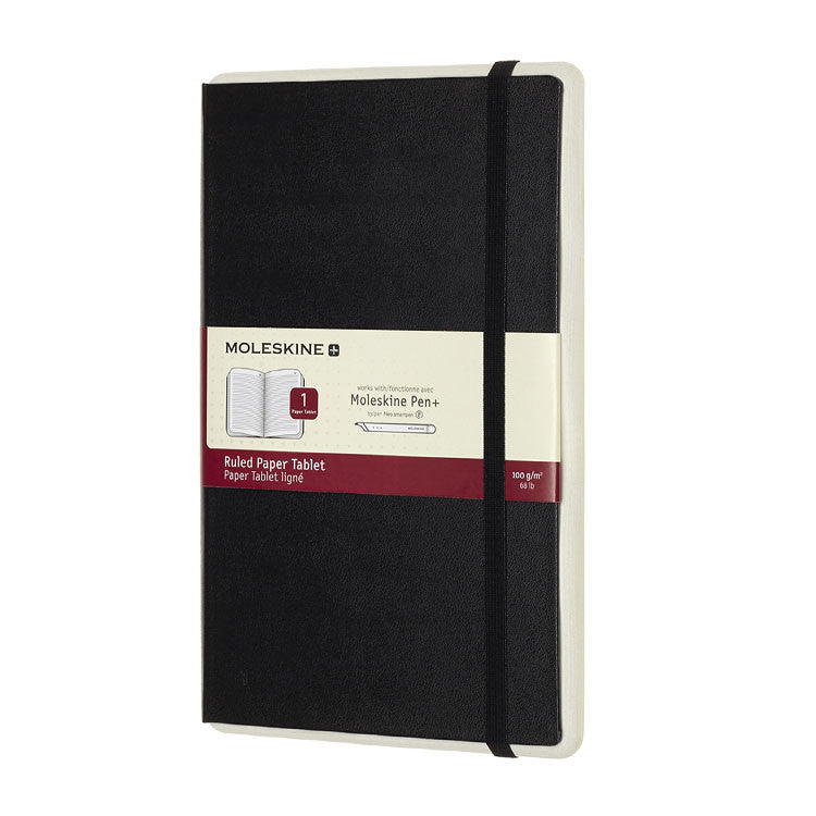 Moleskine Smart Writing Paper Tablet Black Ruled by Moleskine at Cult Pens