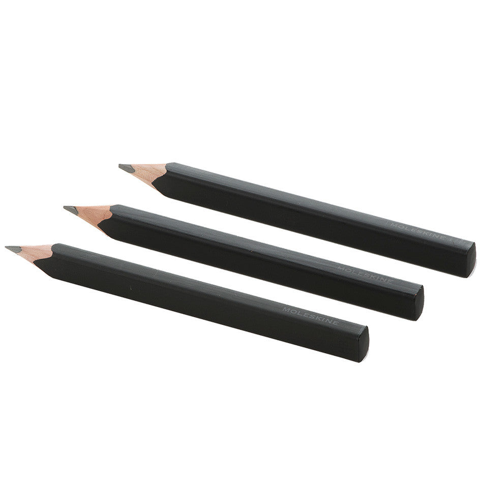 Moleskine Black Pencil Set of 3