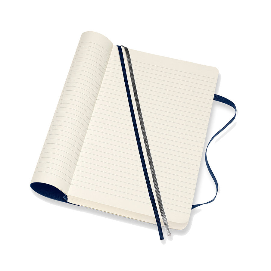 Moleskine Classic Collection Expanded Softcover Large Notebook Sapphire Blue by Moleskine at Cult Pens