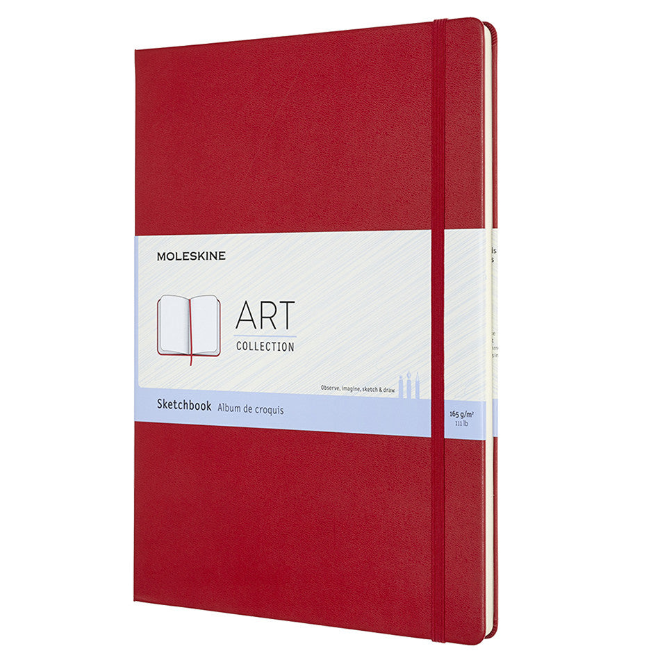 Moleskine Art Plus Sketchbook A4 Red by Moleskine at Cult Pens