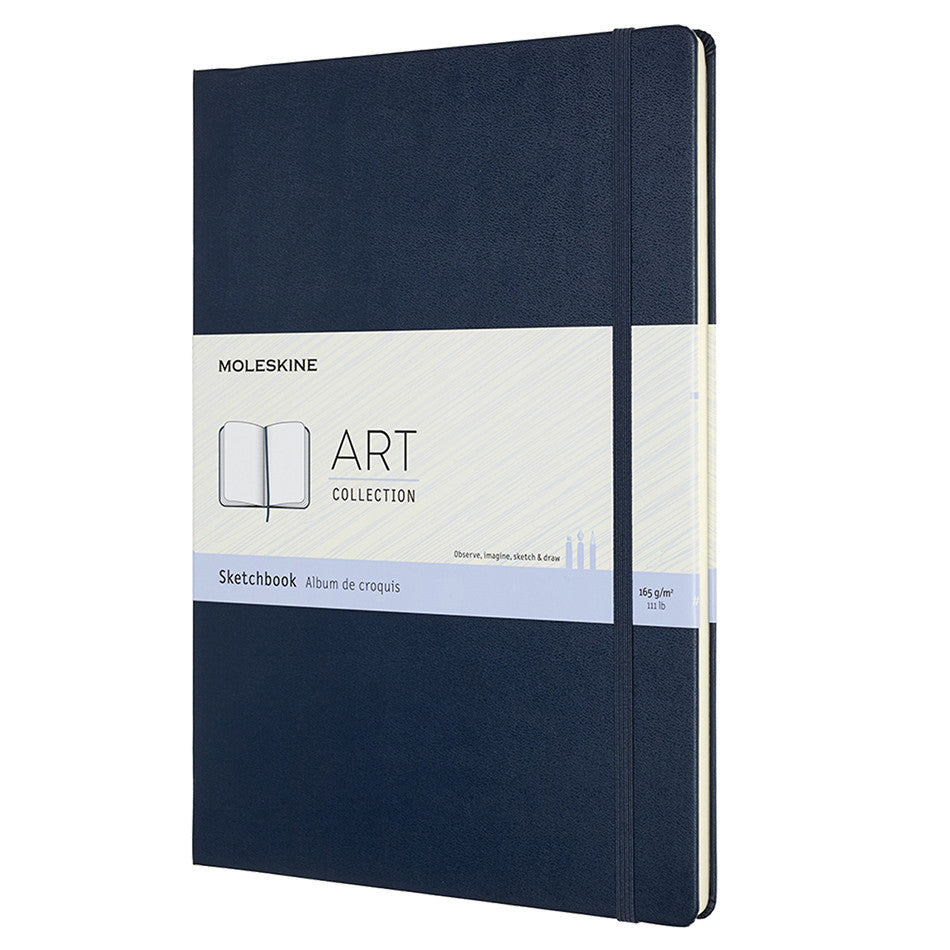 Moleskine Art Plus Sketchbook A4 Sapphire Blue by Moleskine at Cult Pens