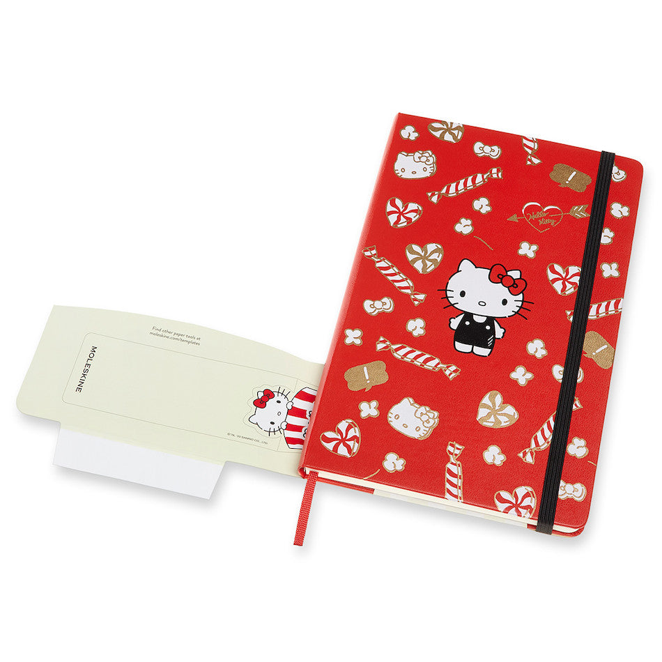 Moleskine Hello Kitty Large Notebook Limited Edition Red Ruled by Moleskine at Cult Pens