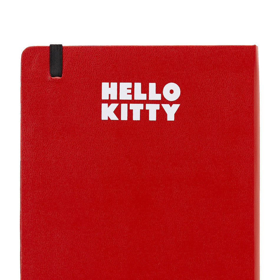 Moleskine Hello Kitty Large Notebook Limited Edition Red Ruled by Moleskine at Cult Pens