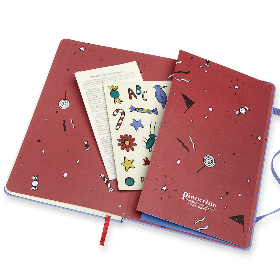 Moleskine Pinocchio Large Notebook Limited Edition The Fairy Plain by Moleskine at Cult Pens