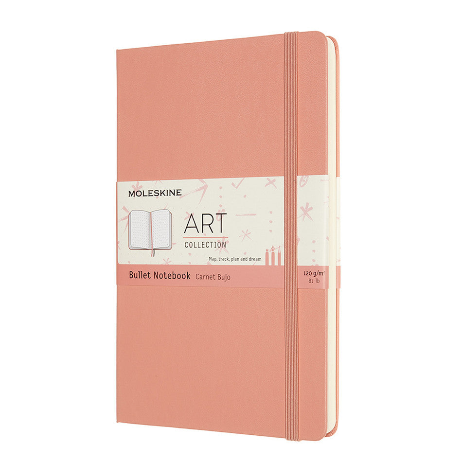 Moleskine Art Bullet Large Notebook Coral Pink by Moleskine at Cult Pens
