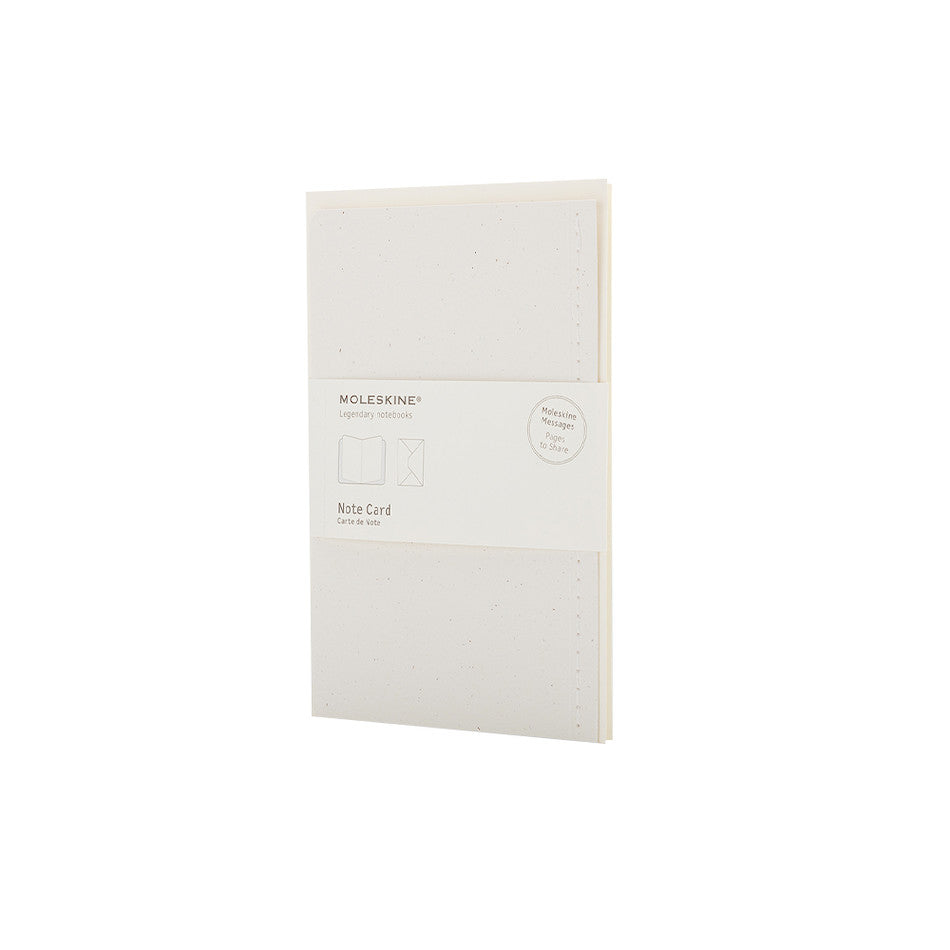 Moleskine Large Note Card with Envelope Almond White