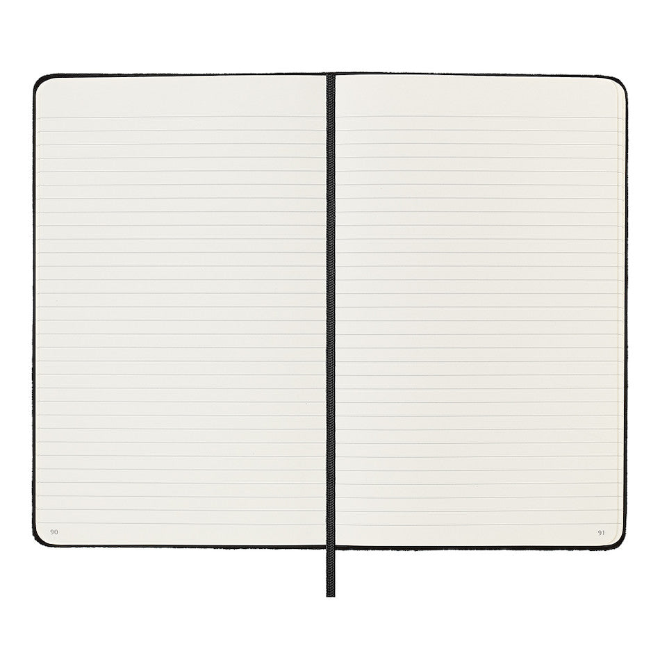 Moleskine Limited Collection Large Notebook Velvet Black Ruled by Moleskine at Cult Pens