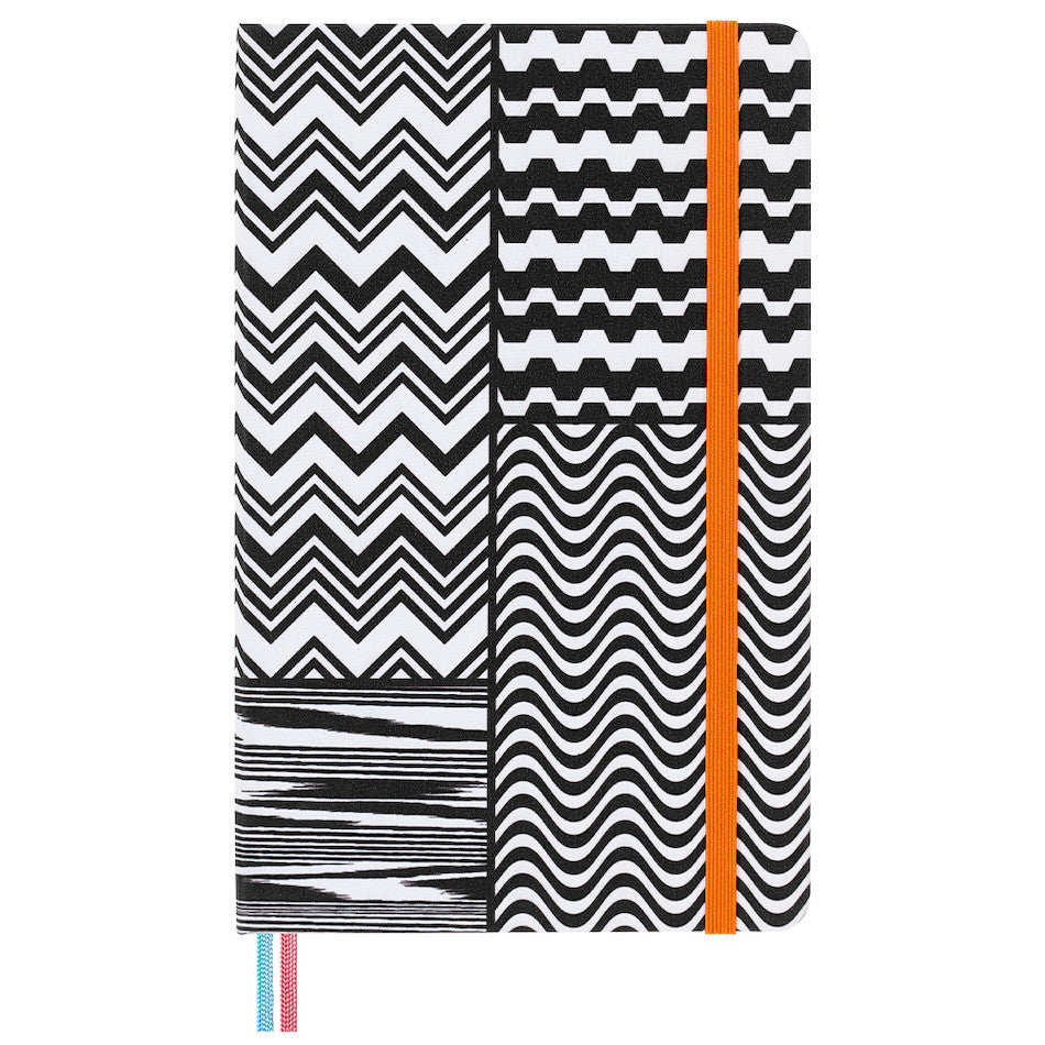 Moleskine Missoni Hardcover Large Notebook Black and White by Moleskine at Cult Pens