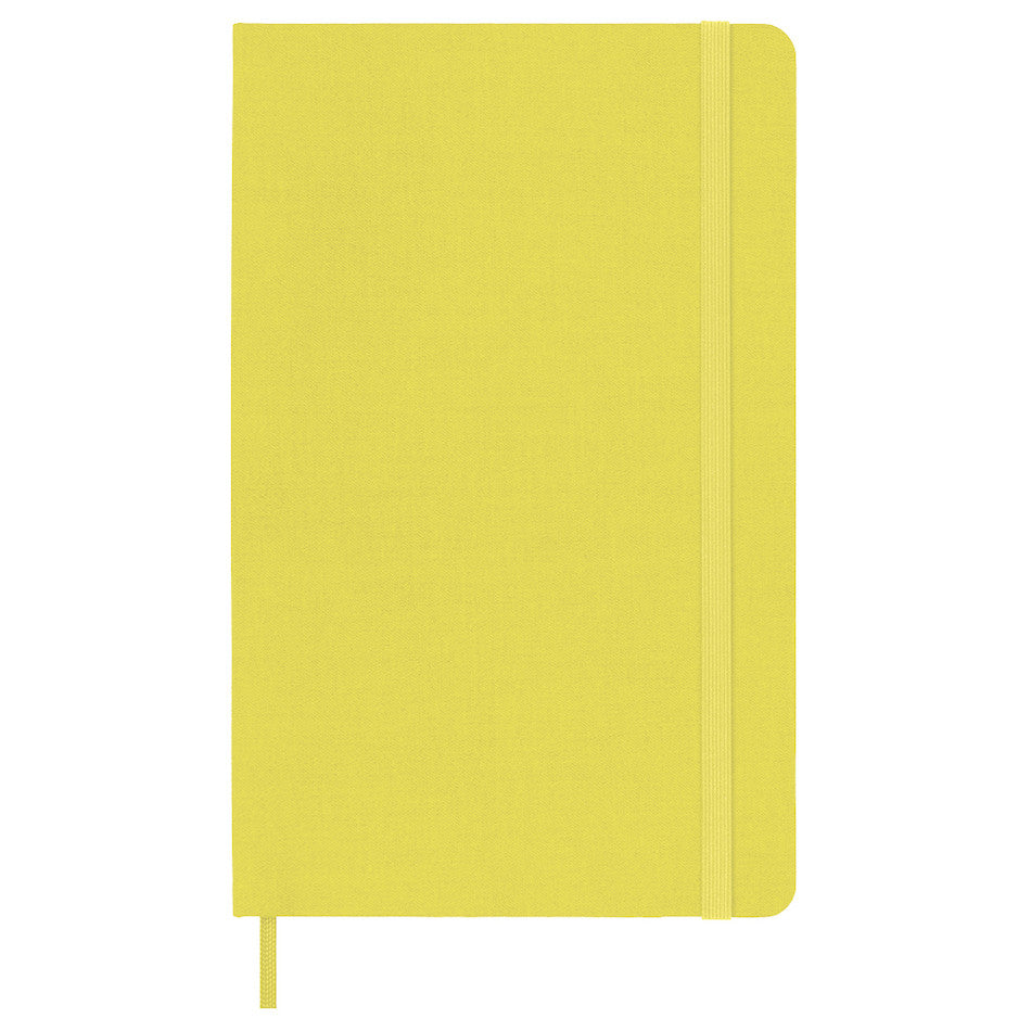 Moleskine Silk Hardcover Large Notebook Ruled Hay Yellow by Moleskine at Cult Pens