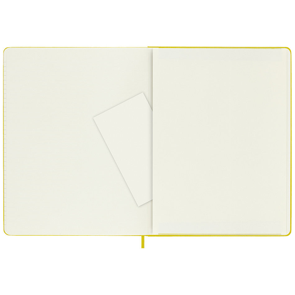 Moleskine Silk Hardcover Extra Large Notebook Ruled Hay Yellow by Moleskine at Cult Pens