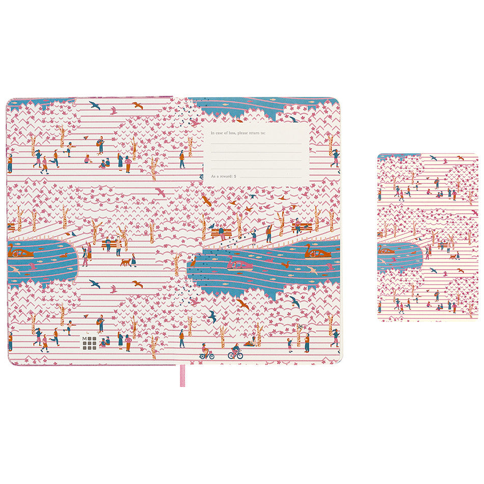 Moleskine Sakura Large Notebook Limited Edition Bench Plain by Moleskine at Cult Pens
