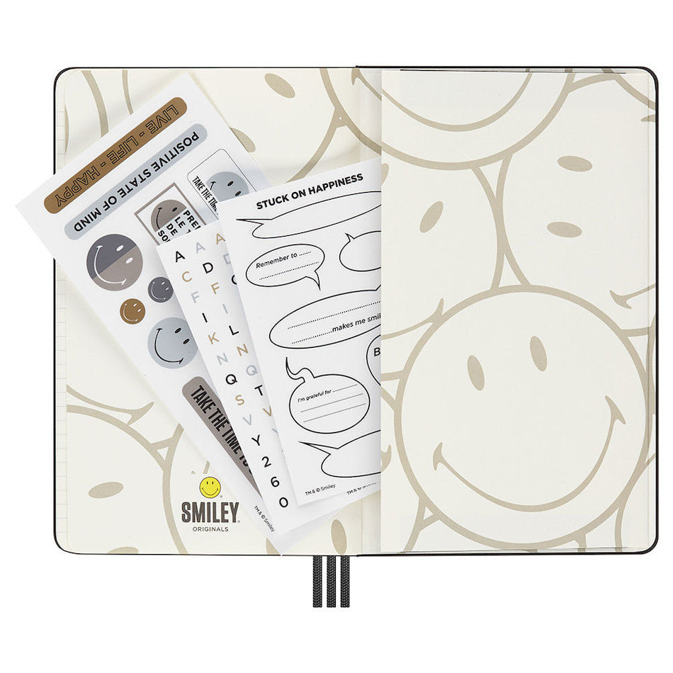 Moleskine Undated Positivity Planner Large Limited Edition Smiley by Moleskine at Cult Pens