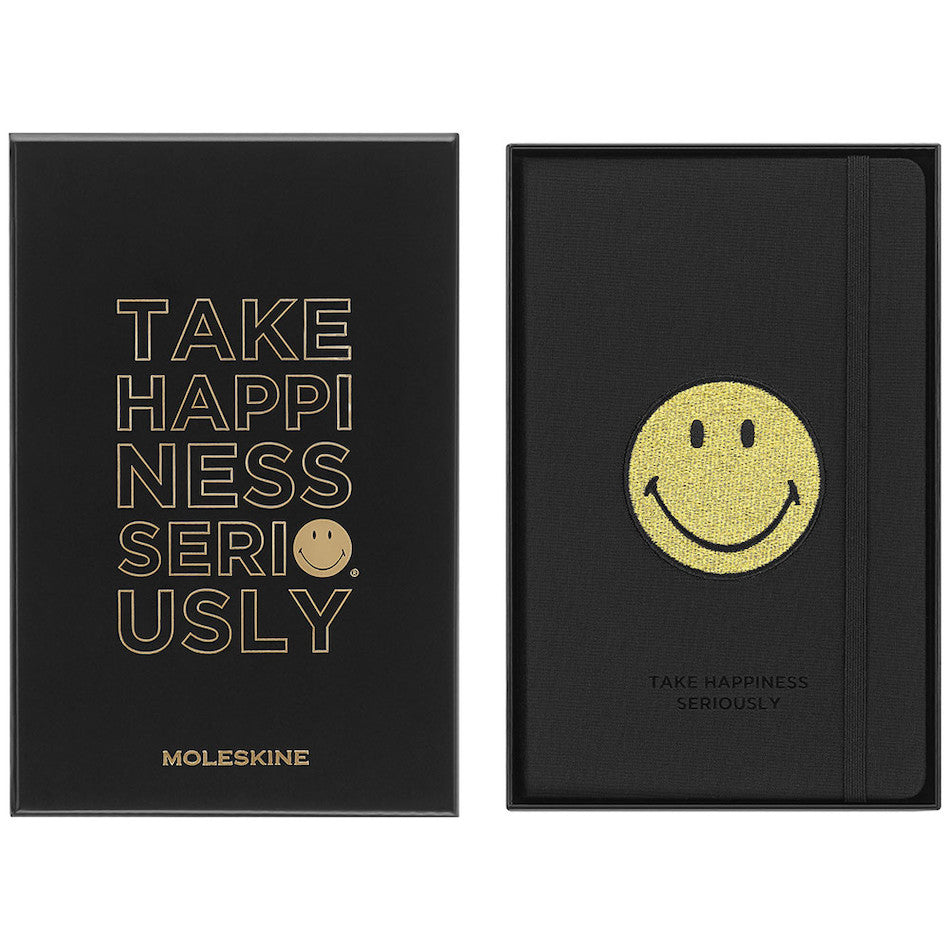 Moleskine Large Notebook Ruled Limited Edition Smiley Collector's Box by Moleskine at Cult Pens