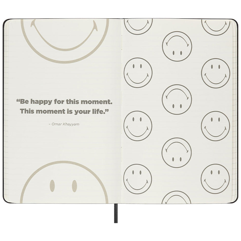 Moleskine Large Notebook Ruled Limited Edition Smiley Collector's Box by Moleskine at Cult Pens