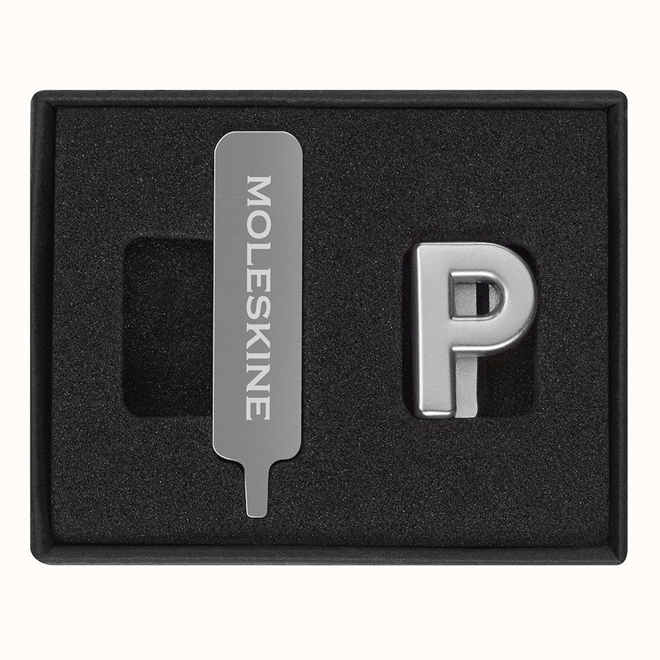 Moleskine Pin Silver Letters by Moleskine at Cult Pens