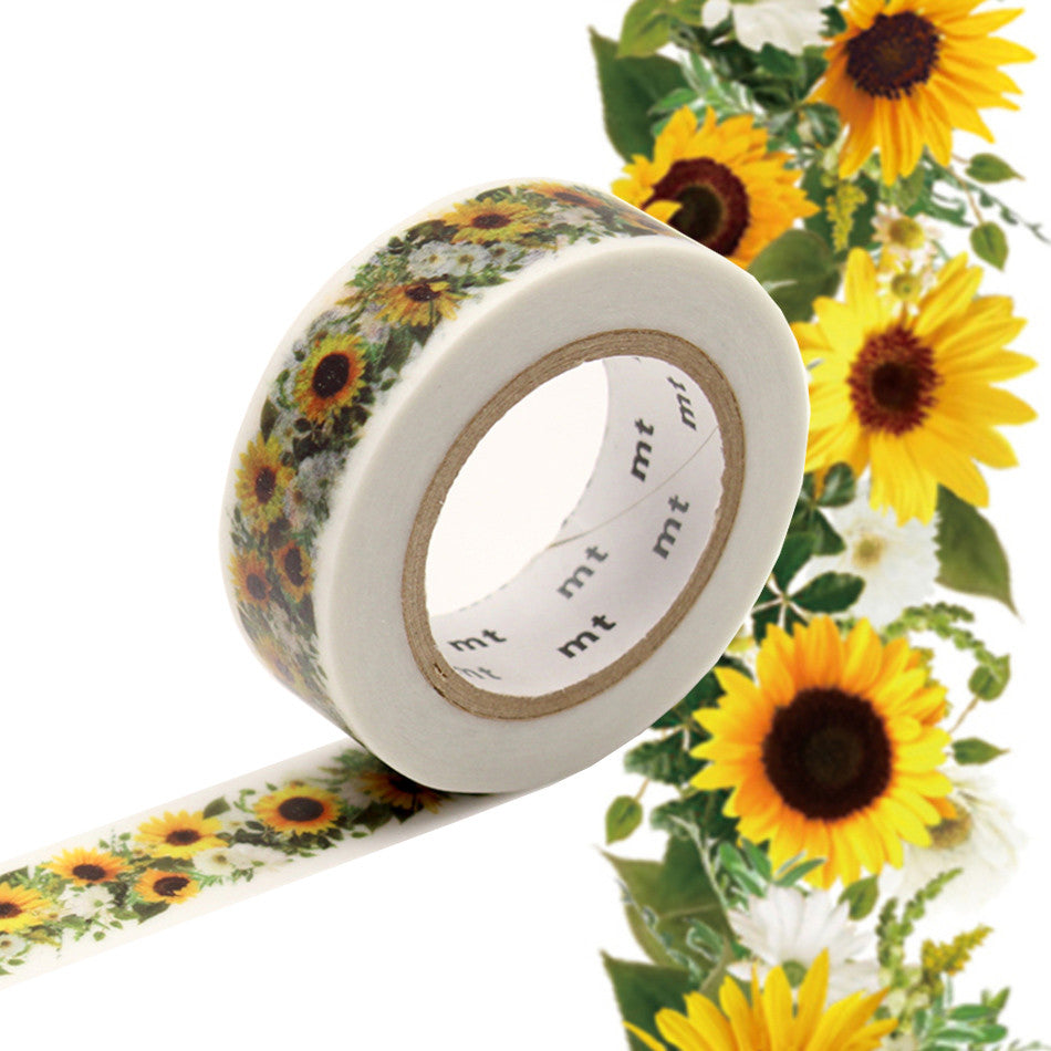mt Washi Masking Tape - 15mm x 7m - Sunflower by mt at Cult Pens