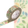 mt Washi Masking Tape - 15mm x 7m - Watercolour Flower by mt at Cult Pens