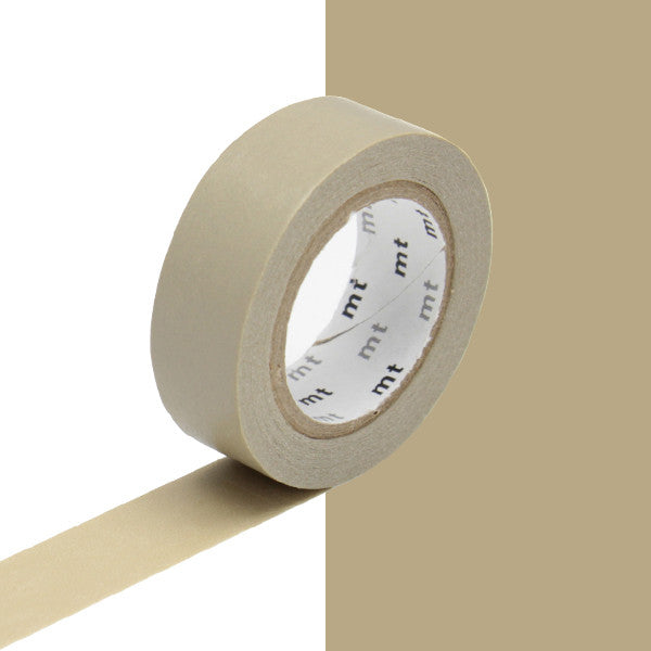 mt Washi Masking Tape - 15mm x 7m - Beige by mt at Cult Pens