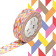 mt Washi Masking Tape - 15mm x 7m - Slash Red by mt at Cult Pens