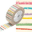 mt Washi Masking Tape - 15mm x 7m - Shima Shima by mt at Cult Pens