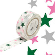mt Washi Masking Tape - 15mm x 7m - Motif Star by mt at Cult Pens