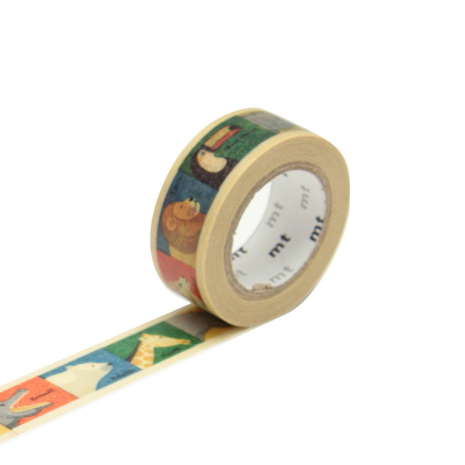 mt Washi Masking Tape - 15mm x 7m - Animal by mt at Cult Pens