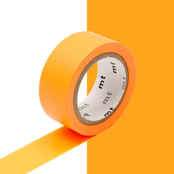 mt Washi Masking Tape - 15mm x 5m - Fluorescent Orange by mt at Cult Pens