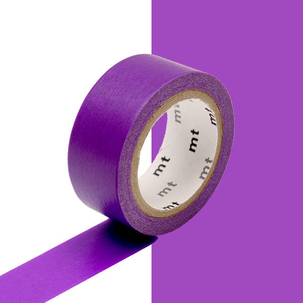 mt Washi Masking Tape 15mm x 5m Fluorescent Purple by mt at Cult Pens