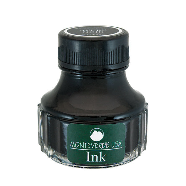 Monteverde Noir Ink Bottle 90ml by Monteverde at Cult Pens