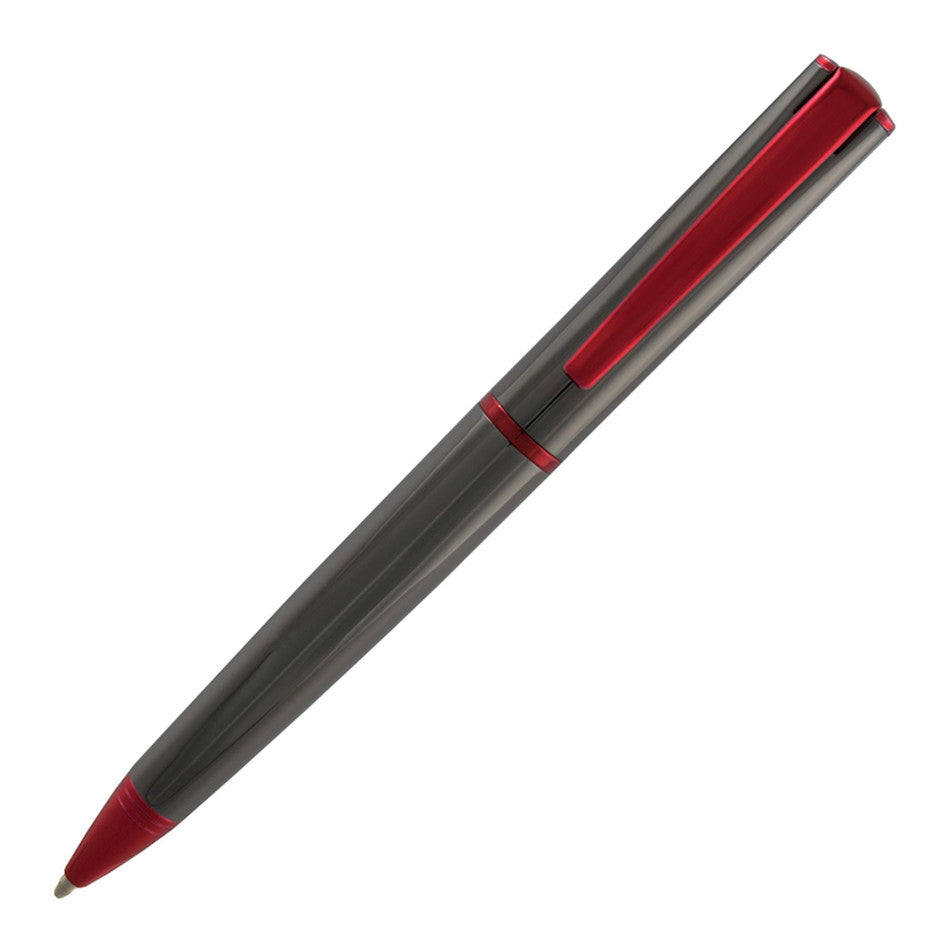 Monteverde Impressa Ballpoint Pen Gunmetal with Red Trim by Monteverde at Cult Pens