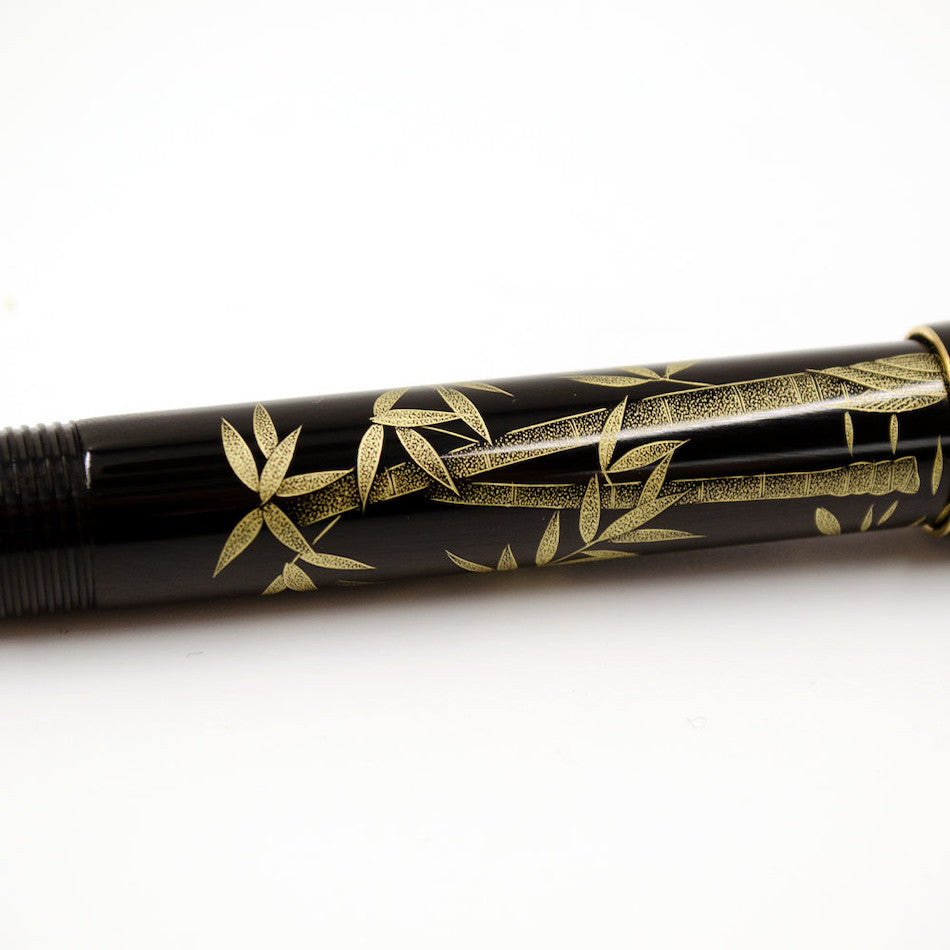 Namiki Raden Yukari Chinkin Bamboo and Sparrow Fountain Pen by Namiki at Cult Pens