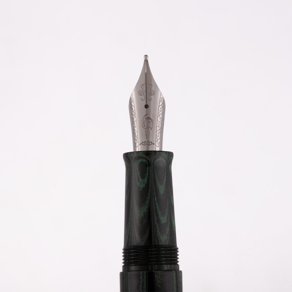 Nahvalur Nautilus Fountain Pen Chelonia Green by Nahvalur at Cult Pens
