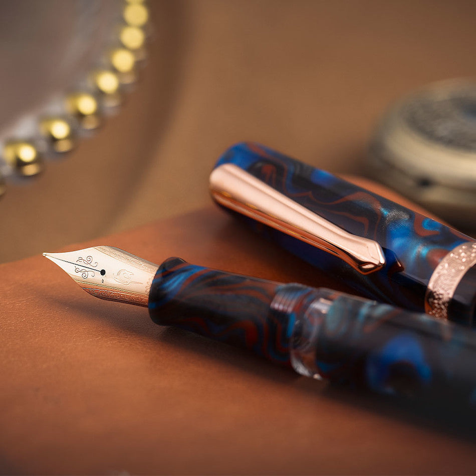 Nahvalur Schuylkill Fountain Pen Dragonet Sapphire by Nahvalur at Cult Pens