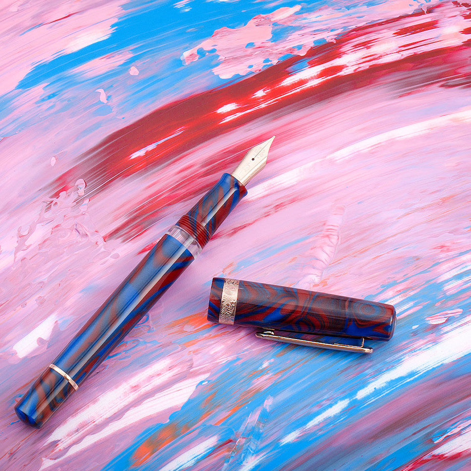 Nahvalur Schuylkill Fountain Pen Dragonet Sapphire by Nahvalur at Cult Pens