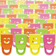 OHTO Smile Slide Clip Mini Assorted Pack of 100 by OHTO at Cult Pens