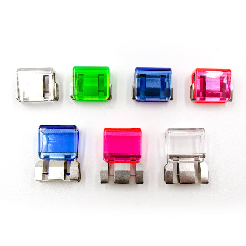 OHTO Slide Clipper Large Clips Assorted Set of 7 by OHTO at Cult Pens