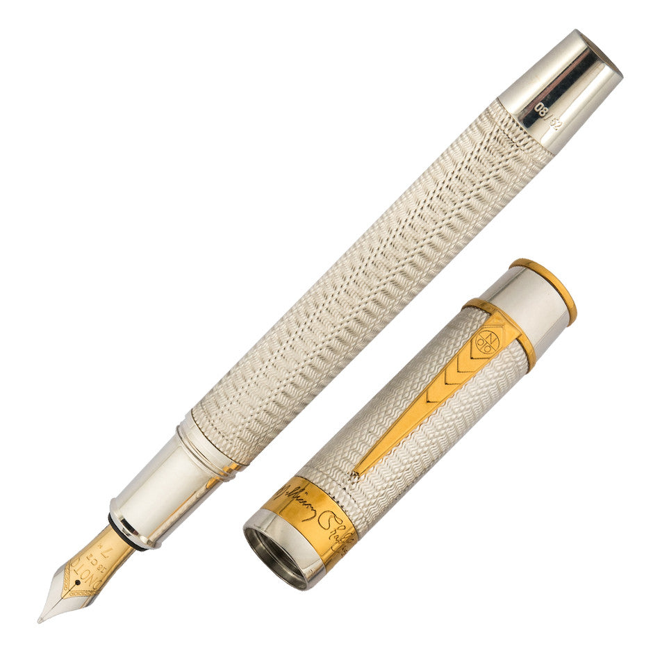 Onoto Shakespeare Fountain Pen Sterling Silver Limited Edition by Onoto at Cult Pens