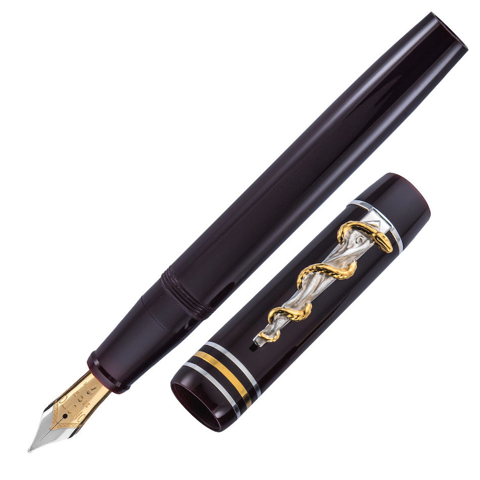 Onoto Doctor's 18ct Gold Nib Fountain Pen Claret Limited Edition by Onoto at Cult Pens