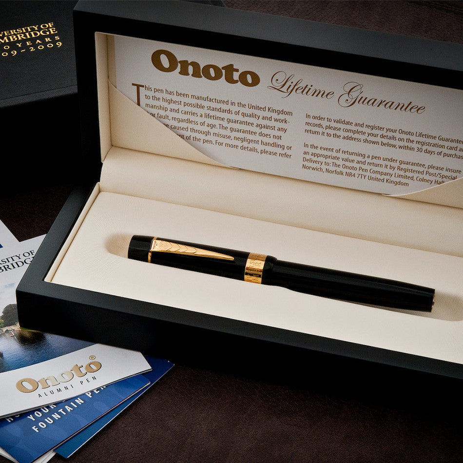 Onoto Magna 18ct Gold Nib Fountain Pen University of Cambridge by Onoto at Cult Pens