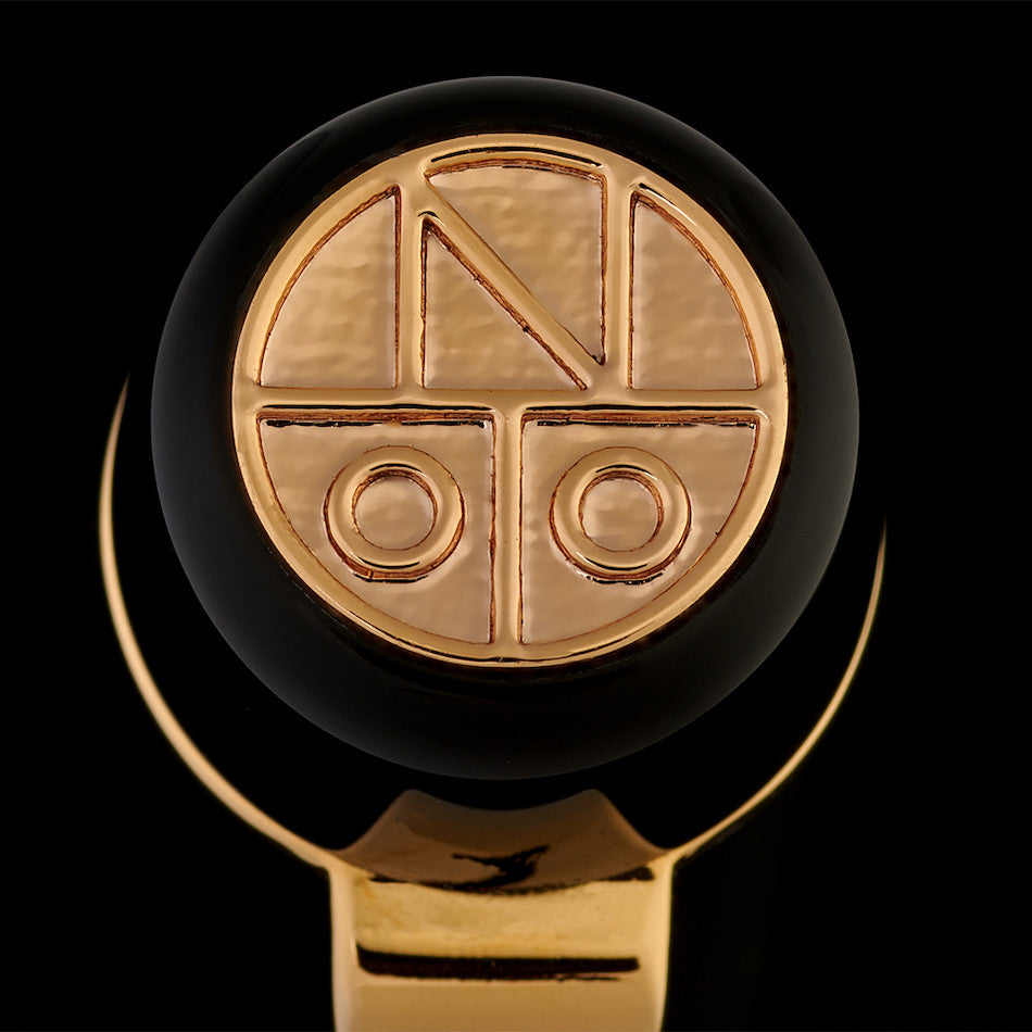 Onoto Scholar Fountain Pen Black with Gold Trim by Onoto at Cult Pens