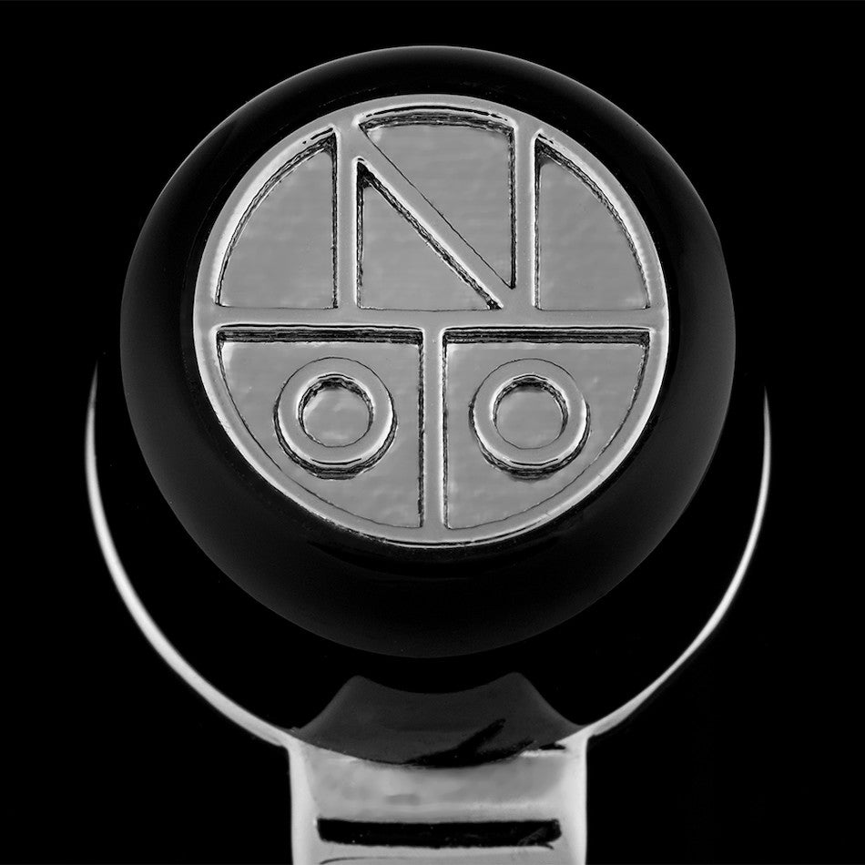 Onoto Scholar Fountain Pen Black with Silver Trim by Onoto at Cult Pens