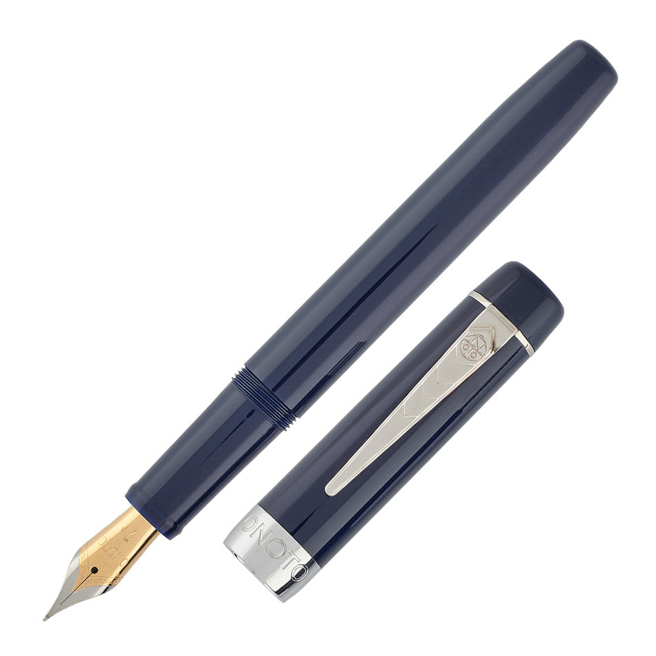 Onoto Scholar Fountain Pen Blue with Silver Trim by Onoto at Cult Pens