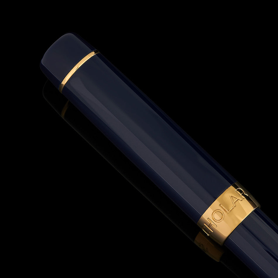Onoto Scholar Fountain Pen Blue with Gold Trim by Onoto at Cult Pens