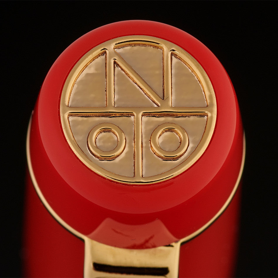 Onoto Scholar Fountain Pen Rosso with Gold Trim by Onoto at Cult Pens