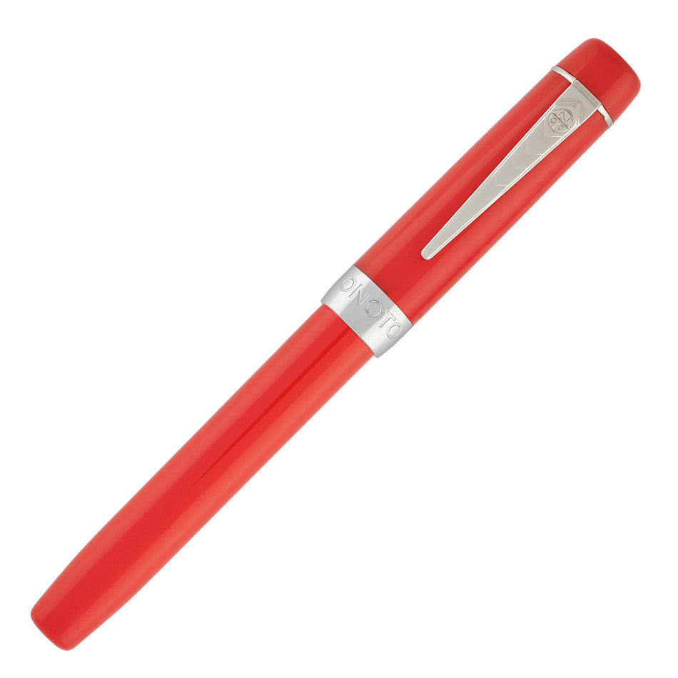 Onoto Scholar Fountain Pen Rosso with Silver Trim by Onoto at Cult Pens