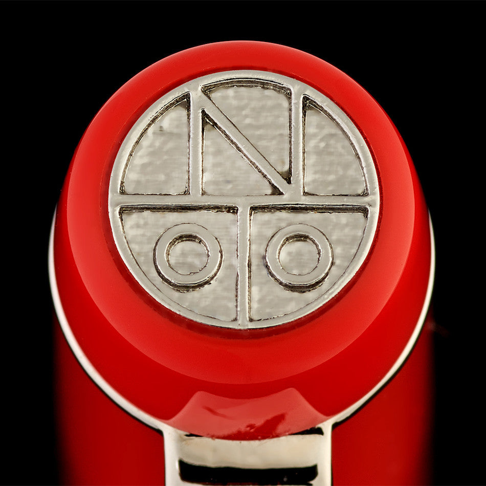 Onoto Scholar Fountain Pen Rosso with Silver Trim by Onoto at Cult Pens