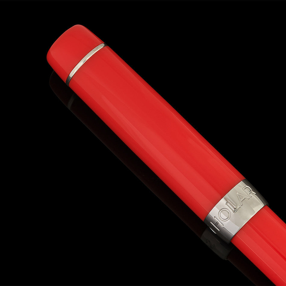 Onoto Scholar Fountain Pen Rosso with Silver Trim by Onoto at Cult Pens