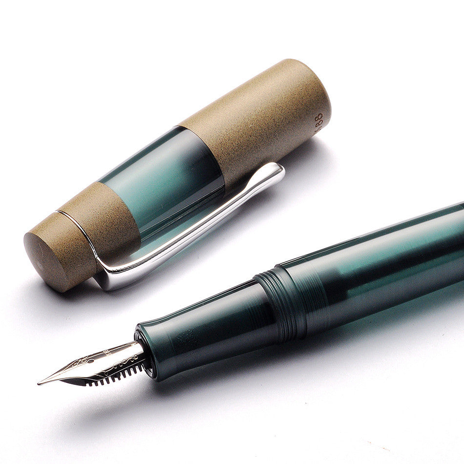 Opus 88 Koloro Eye Dropper Fountain Pen Teal by Opus 88 at Cult Pens