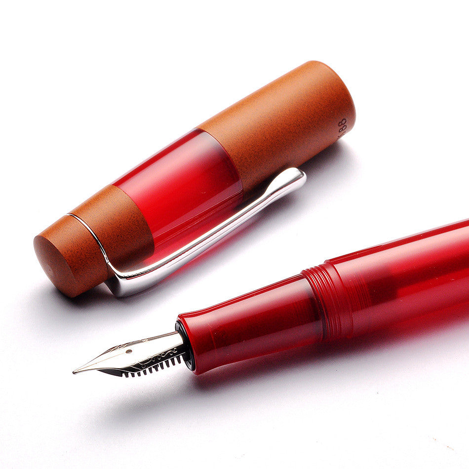 Opus 88 Koloro Eye Dropper Fountain Pen Red by Opus 88 at Cult Pens