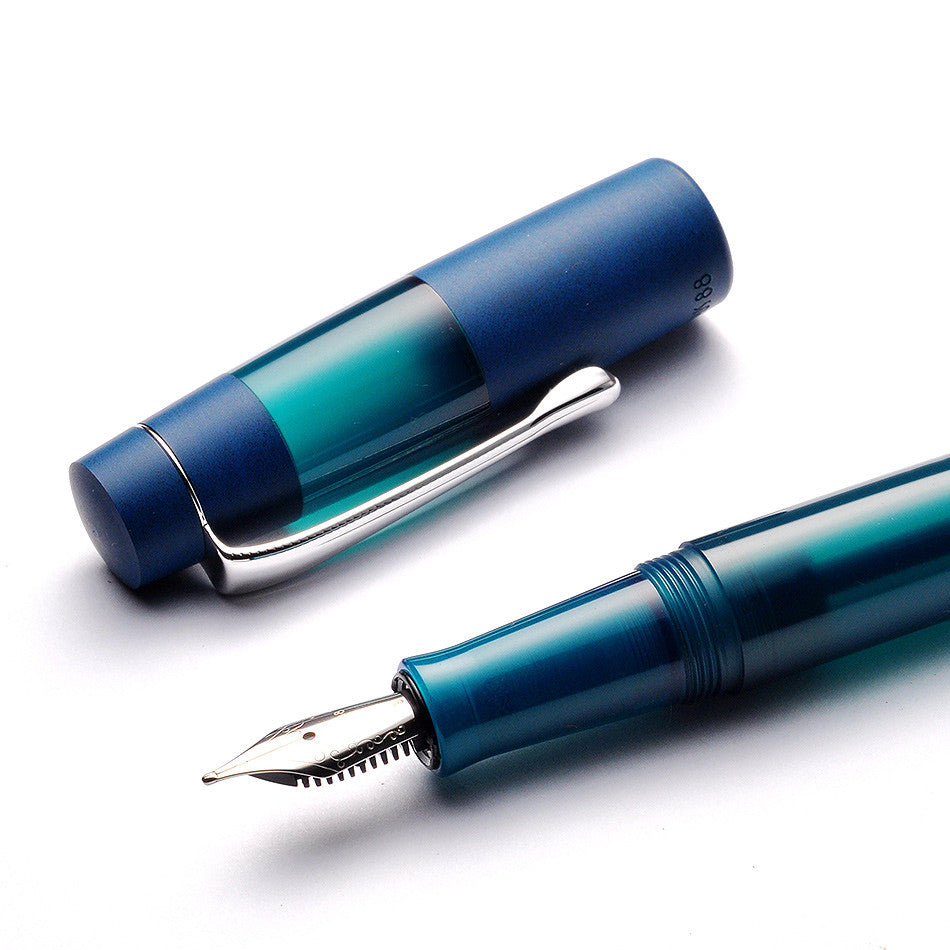 Opus 88 Koloro Eye Dropper Fountain Pen Blue by Opus 88 at Cult Pens